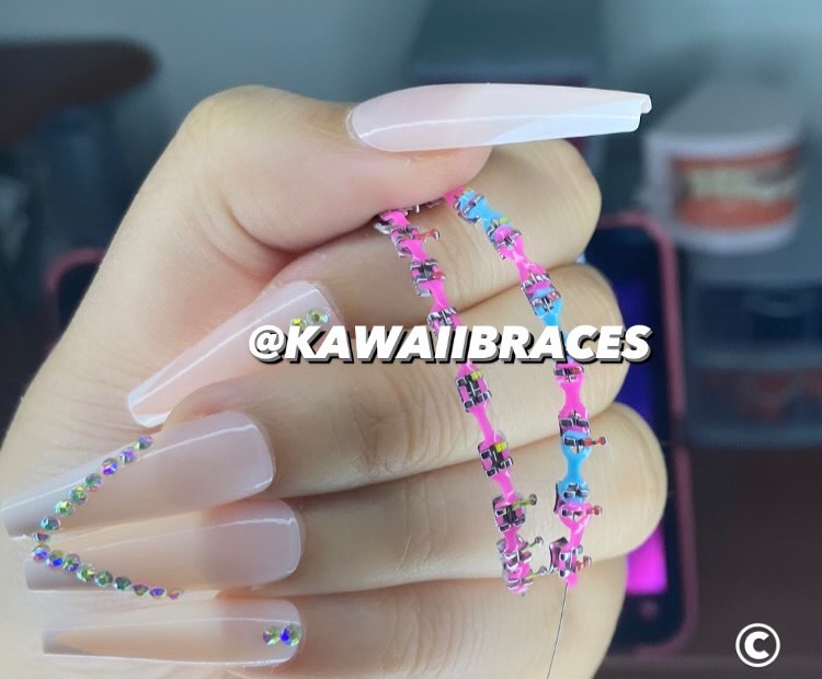 🌈 Tie Dye Power Chain Set ( PINK & BLUE )