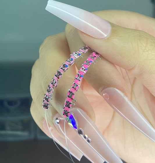 💞 Pink Princess Braces Top & Bottom Set