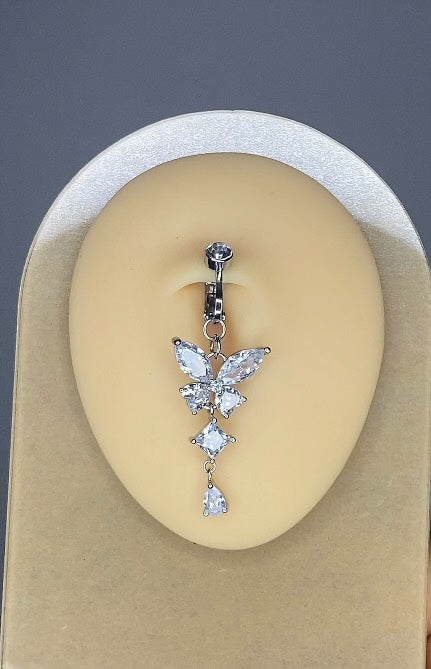 Clip On Belly Button Ring 🦋
